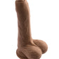 Evolved Peek A Boo Big Dildo | 10-Speed Vibrating Dildo | Dark Suction Cup Dildo