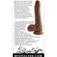 Evolved Peek A Boo Big Dildo | 10-Speed Vibrating Dildo | Dark Suction Cup Dildo