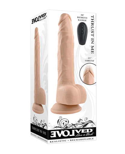 Evolved Thrusting Vibrator | Light Remote Control Vibrator | Suction Cup Girthy 10x | Best Vibrator for Women