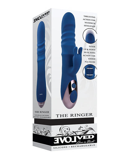 Evolved G Spot Vibrator | Rechargeable Thrusting Vibrator | Ringer Rabbit Vibrator | Best Vibrator for Women