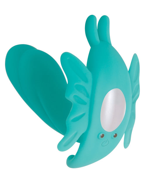 Evolved Teal Rabbit Vibrator | Butterfly Effect G Spot Vibrator | Rechargeable Dual Stim Clit Vibrator | Best Vibrator for Women