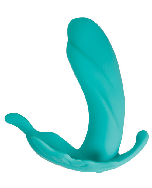 Evolved Teal Rabbit Vibrator | Butterfly Effect G Spot Vibrator | Rechargeable Dual Stim Clit Vibrator | Best Vibrator for Women