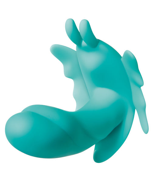 Evolved Teal Rabbit Vibrator | Butterfly Effect G Spot Vibrator | Rechargeable Dual Stim Clit Vibrator | Best Vibrator for Women