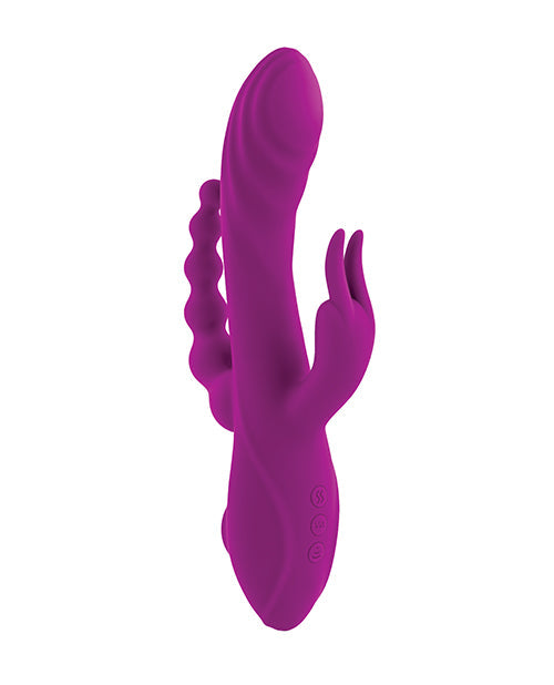 Evolved Rabbit Vibrator | Fourgasm 10-Speed G Spot Vibrator | 3-Motor Purple Clit Vibrator | Best Vibrator for Women