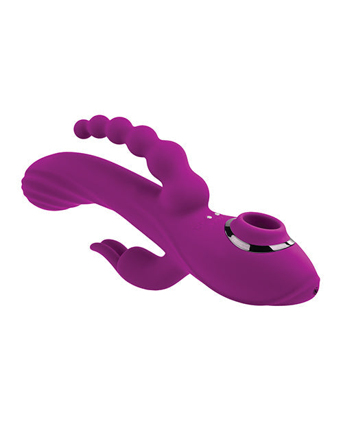 Evolved Rabbit Vibrator | Fourgasm 10-Speed G Spot Vibrator | 3-Motor Purple Clit Vibrator | Best Vibrator for Women