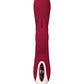 Evolved Inflatable Bunny Dual Stim Rechargeable - Burgundy