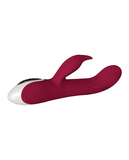 Evolved Inflatable Bunny Dual Stim Rechargeable - Burgundy