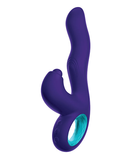 Femme Funn G Spot Vibrator | Klio Triple Action Rabbit Vibrator | Dark Purple Clit Vibrator | Best Vibrator for Women