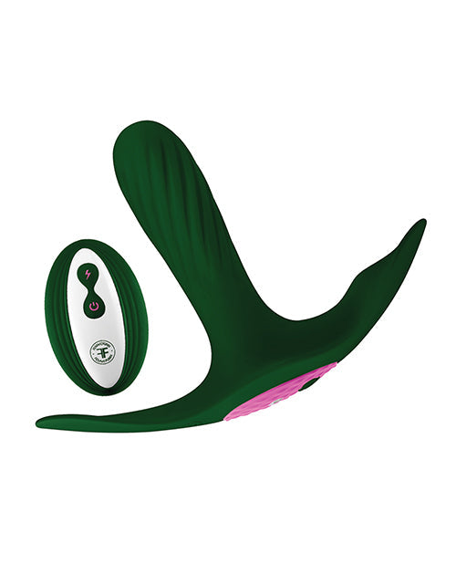 Femme Funn Remote Control Vibrator | Ossia Wearable Bullet Vibrator | Dark Green Small Vibrator