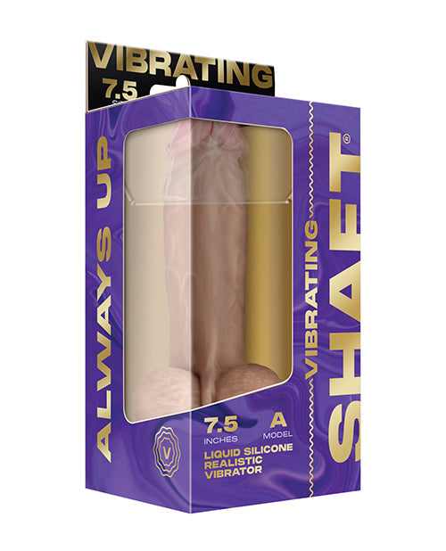 Shaft Flexskin Realistic Dildo | Pine Silicone Dildo | 7.5" Big Dildo | Vibrating Dildo with Balls