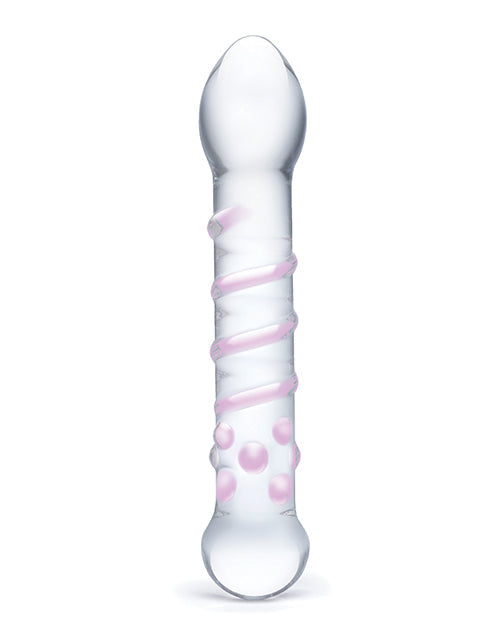 Glas Realistic Dildo | Spiral Staircase Best Dildo | Full Tip Glass Dildo | Big Dildo | Large Dildo