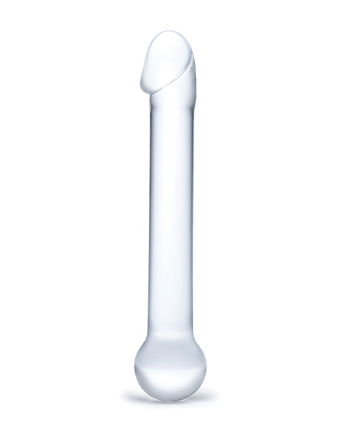 Glas 7" Big Dildo | Realistic Dildo Head | Glass Dildo | Hot Cold Clear Large Dildo