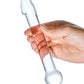 Glas 7" Big Dildo | Realistic Dildo Head | Glass Dildo | Hot Cold Clear Large Dildo