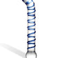 Glas Mr Swirly 6.5" Big Dildo | G-Spot Glass Dildo | Hot Cold Anal Dildo | Realistic Dildo