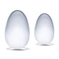 Glas 2 pc Glass Yoni Eggs Set - Clear