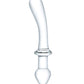 Glas 9" Big Dildo | Classic Realistic Dildo | Curved Double Dildo | Dual Ended Clear Best Dildo