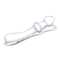 Glas 9" Big Dildo | Classic Realistic Dildo | Curved Double Dildo | Dual Ended Clear Best Dildo