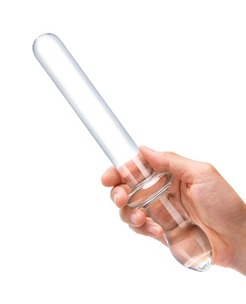 Glas 9.25" Big Dildo | Classic Realistic Dildo | Smooth Double Dildo | Clear Large Dildo | Best Dildo