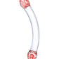 Glas Realistic Dildo | Red Head Double Sided Dildo | Clear Glass Dildo | Large Dildo | Best Dildo