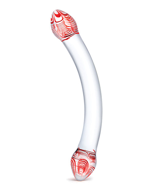 Glas Realistic Dildo | Red Head Double Sided Dildo | Clear Glass Dildo | Large Dildo | Best Dildo