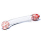 Glas Realistic Dildo | Red Head Double Sided Dildo | Clear Glass Dildo | Large Dildo | Best Dildo