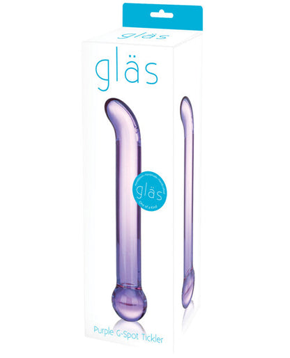 Glas G Spot Big Dildo | Tickler Realistic Dildo | Purple Large Dildo | Curved Best Dildo