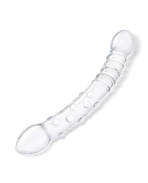 Glas 12" Big Dildo | Girthy Double Dildo | Glass Dildo | Realistic Dildo | Hot Cold Giant Dildo