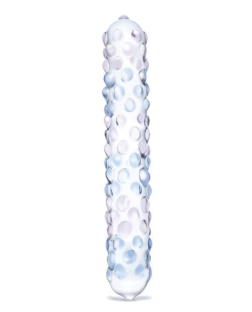 Glas Purple Rose Realistic Dildo | Nubby Glass Dildo | G-Spot Anal Dildo | Giant Dildo