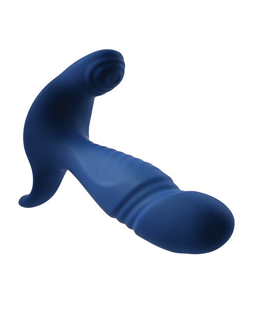 Gender X Thrusting Vibrator | True Blue 10x Curved Blue G Spot Vibrator | Best Vibrator for Women