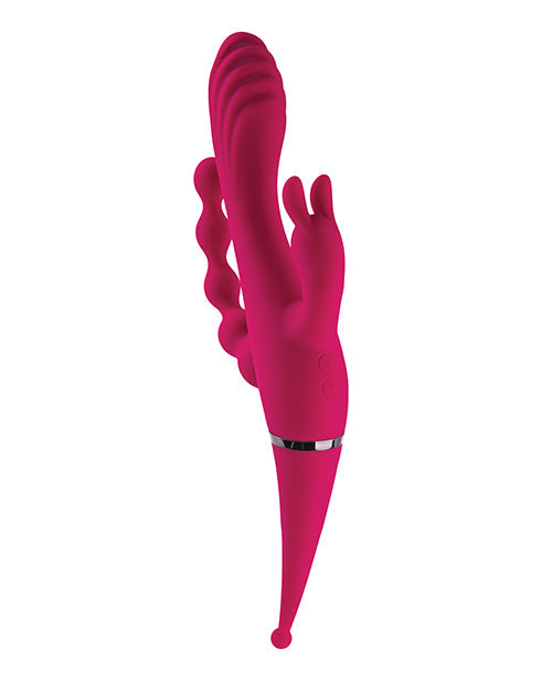 Gender X Rabbit Vibrator | 4x4 G Spot Vibrator | 10X Burgundy Clit Vibrator | Best Vibrator for Women