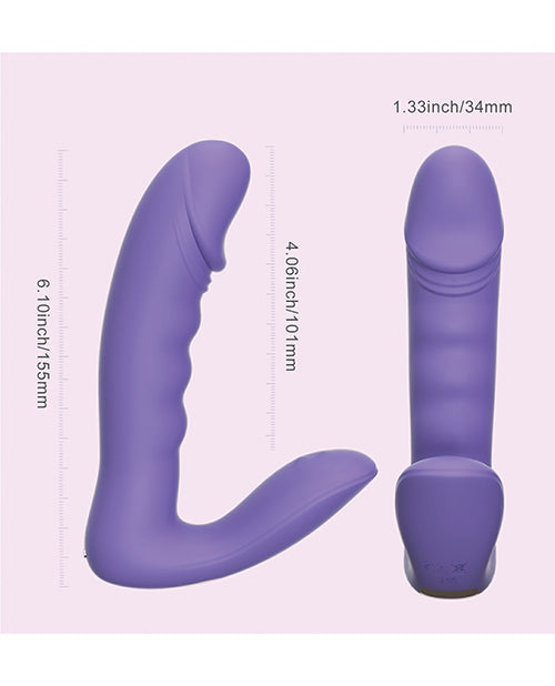 RORA App Controlled Vibrator | Rotating G-Spot Vibrator | Purple Clit Vibrator Stimulator | Best Vibrator for Women