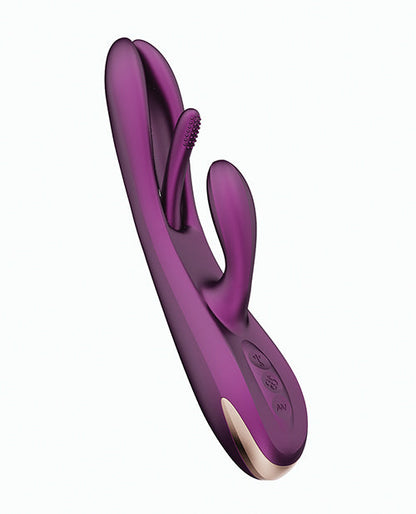 Terri App Controlled Vibrator | Kinky Finger Tapping Rabbit Vibrator Vibrator | Purple Phone Vibrator