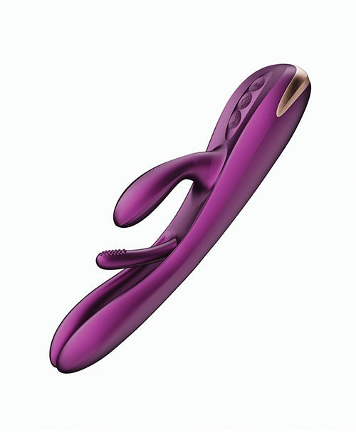 Terri App Controlled Vibrator | Kinky Finger Tapping Rabbit Vibrator Vibrator | Purple Phone Vibrator