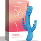 Trilux 4X G Spot Vibrator | Kinky Finger Rabbit Vibrator with Anal Beads | Blue Clit Vibrator | Best Vibrator for Women