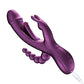 Trilux 4X G Spot Vibrator | Kinky Finger Rabbit Vibrator with Anal Beads | Purple Clit Vibrator | Best Vibrator for Women