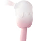 Bite Me Sucking, Tapping & Vibrating Cream Pop Stimulator - Pink/White