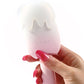 Bite Me Sucking, Tapping & Vibrating Cream Pop Stimulator - Pink/White