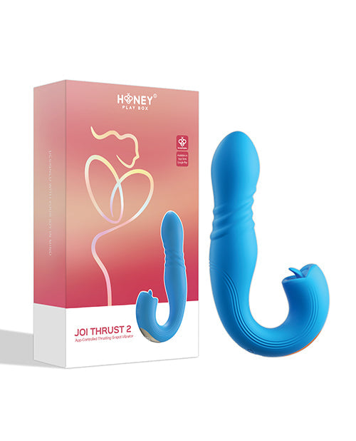 Joi Thrusting Vibrator 2 | Blue G-Spot Vibrator | Licking Tongue Clit Vibrator | Best Vibrator for Women