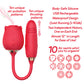 Wild Rose & Thruster Vibrator - Red