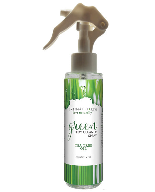 Intimate Earth Toy Cleaner Spray - 4.2 oz Green Tea Tree Oil