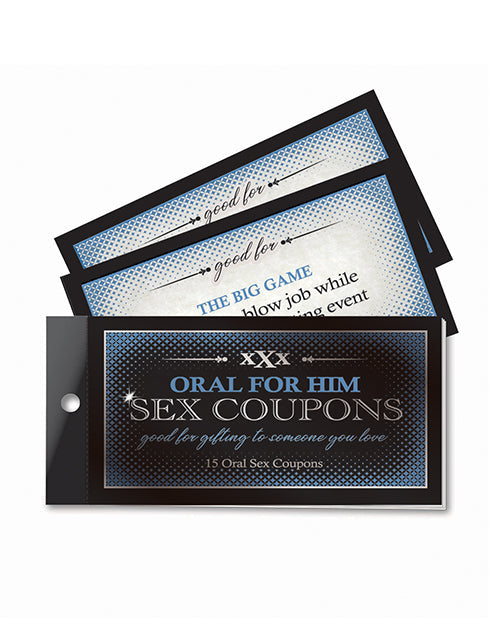 Oral Adventures for Him Sex Coupons