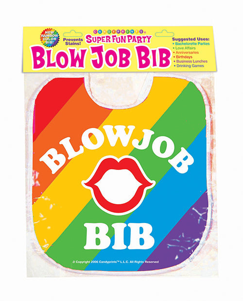 Blow Job Bib - Rainbow