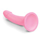 Love to Love Anal Dildo | Curved Suction Cup Dildo | Dildolls Glitzy Glitter Pink Dildo