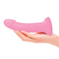 Love to Love Anal Dildo | Curved Suction Cup Dildo | Dildolls Glitzy Glitter Pink Dildo