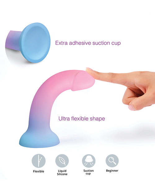 Love to Love Anal Dildo | Curved Suction Cup Dildo | Dildolls Utopia Liquid Silicone Dildo