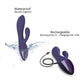 Love to Love G Spot Vibrator | Funky Bunny Clit Vibrator | Small Rabbit Vibrator | Midnight Indigo