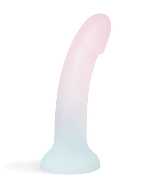 Love to Love Anal Dildo | Silicone Dildolls Galactica Suction Cup Dildo | Unicorn Color Glitter