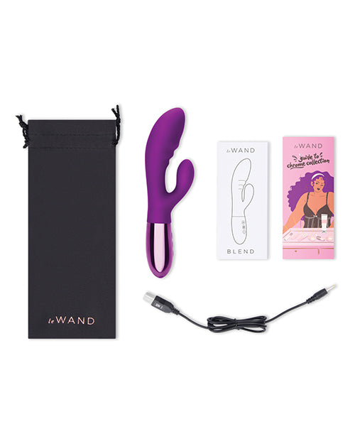 Le Wand Vibrator | BLEND Double Motor Rabbit Vibrator | Rechargeable Clit Vibrator | Cherry