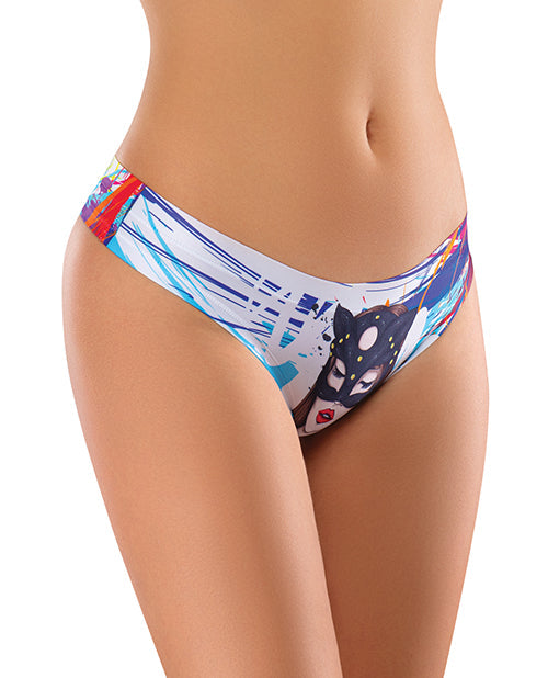 Mememe Cabal Freya Printed Thong SM