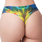 Mememe Paradise Birds Parrot Printed Thong LG